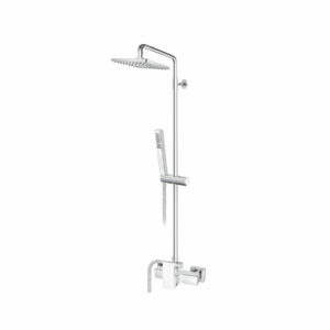 Rosan Quadro White baterija sa usponskim i ručnim tušem